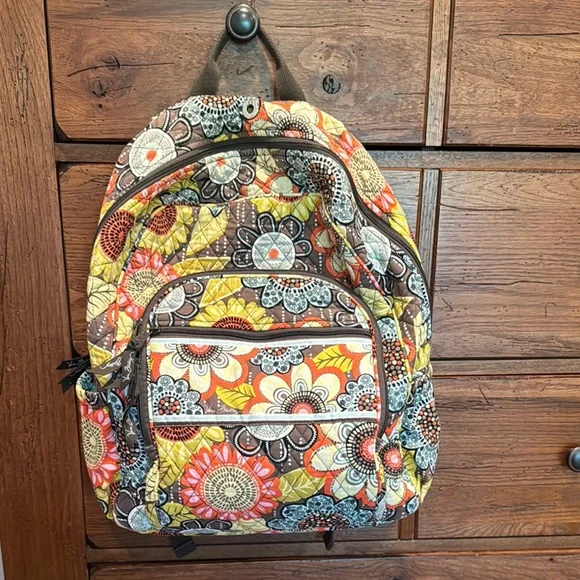Vera Bradley | Bags | Vera Bradley Floral Quilted Backpack  display picture 1